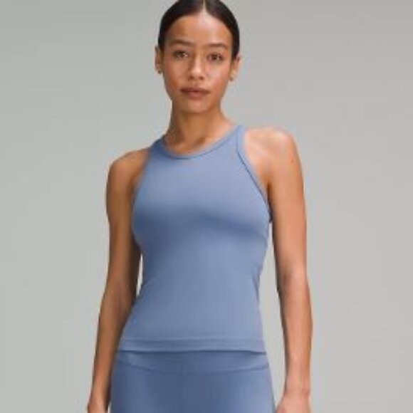 lululemon:  Align Waist-Length Racerback Tank, 14, Oasis Blue - Picture 1 of 5